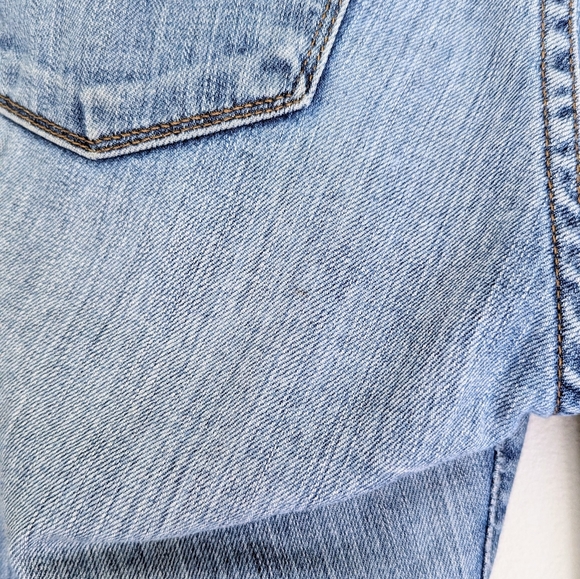 🇺🇸 J Brand Aoki Cropped Distressed Boyfriend Jeans Tulum Wash Made In USA - Picture 13 of 15